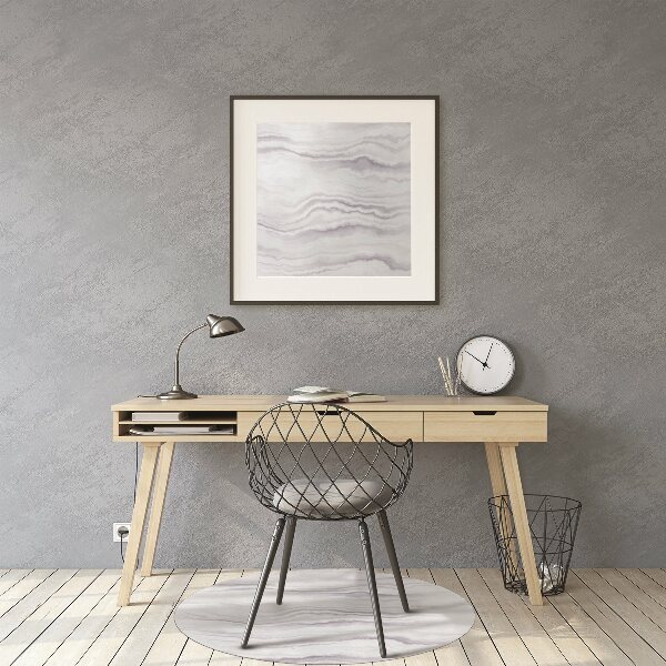 Desk chair mat Stone pattern