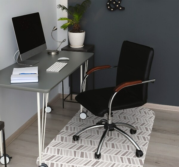 Chair mat Geometry of herringbone
