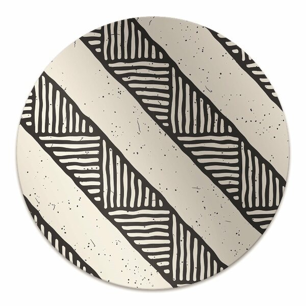 Desk chair mat ethnic pattern