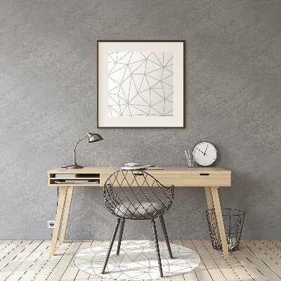 Office chair mat Scandinavian style