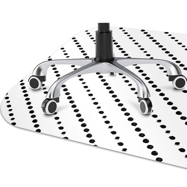 Chair mat floor panels protector dot geometry