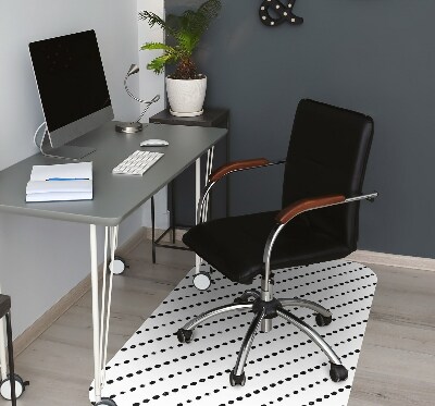 Chair mat floor panels protector dot geometry