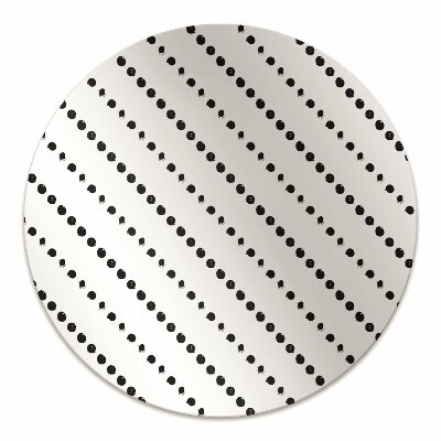 Chair mat floor panels protector dot geometry