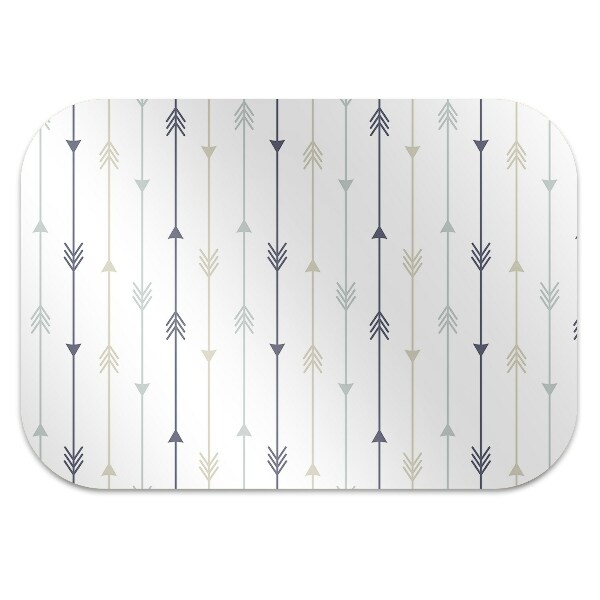 Computer chair mat arrows geometrical