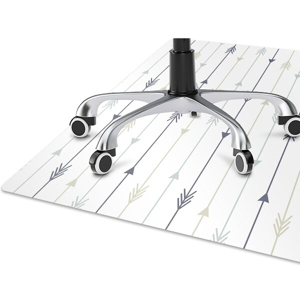 Computer chair mat arrows geometrical