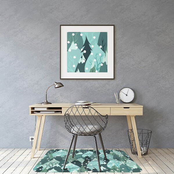 Desk chair mat cold mountain