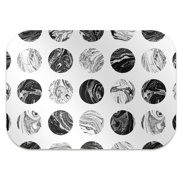 Office chair mat patterned Moon