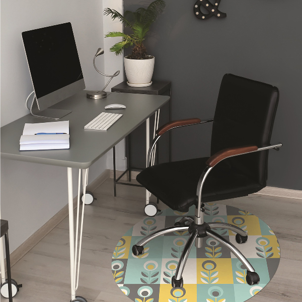 Office chair mat Scandinavian design