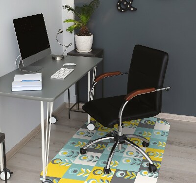 Office chair mat Scandinavian design