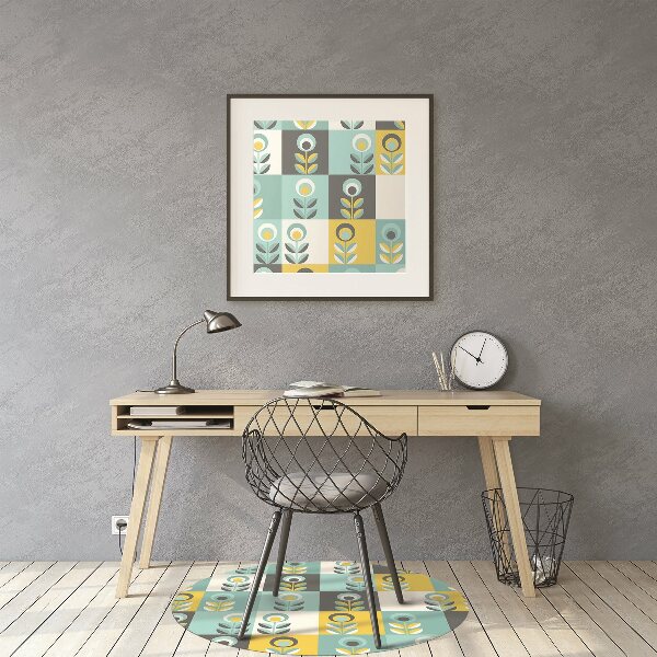 Office chair mat Scandinavian design