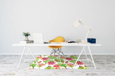 Office chair mat The leaves of lotus flowers