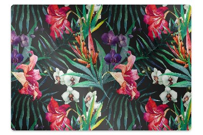 Chair mat floor panels protector Amazon jungle