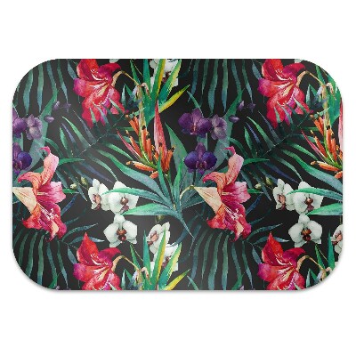 Chair mat floor panels protector Amazon jungle