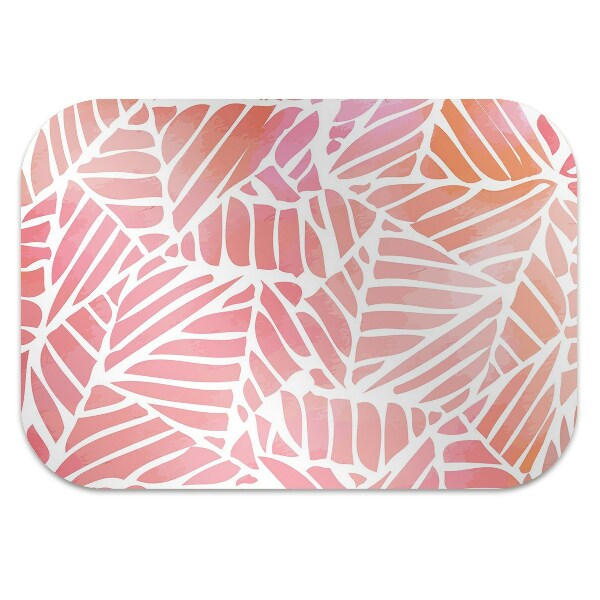 Office chair mat green pineapples