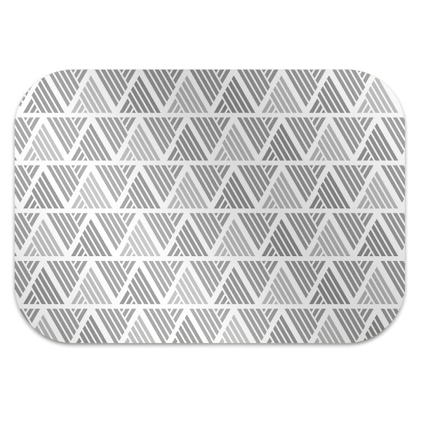 Office chair mat Triangles pattern
