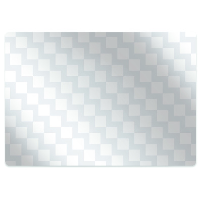 Chair mat floor panels protector 3D pattern of squares