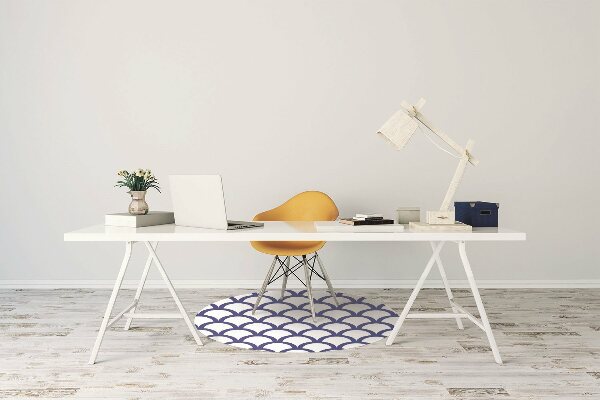 Chair mat floor panels protector Pattern ichthyosis