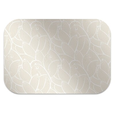 Office chair mat abstract pattern