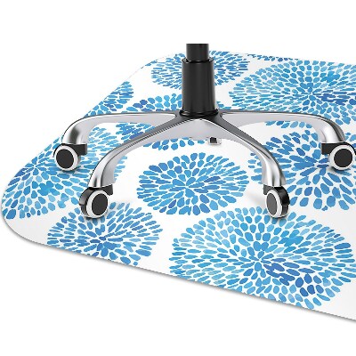 Desk chair mat Japanese pattern
