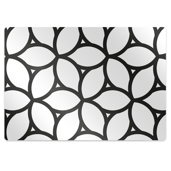 Office chair mat geometric Shapes