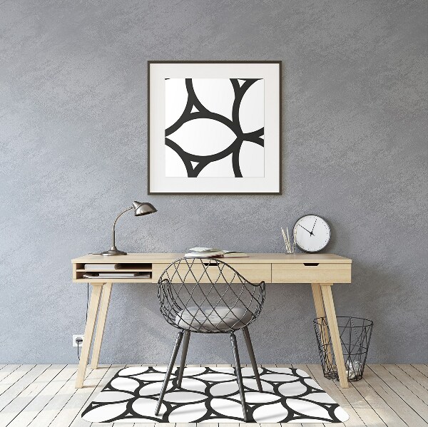 Office chair mat geometric Shapes
