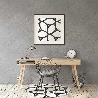 Office chair mat geometric Shapes