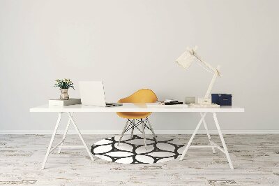 Office chair mat geometric Shapes