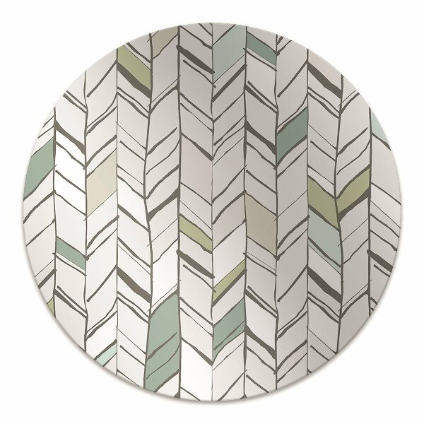 Office chair mat herringbone