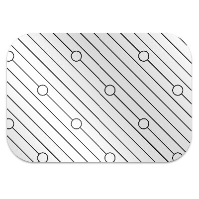 Computer chair mat Striped pattern