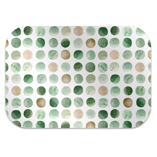 Office chair mat colored dots