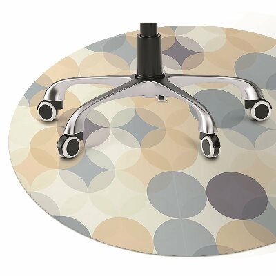 Office chair floor protector Wheels in a retro style