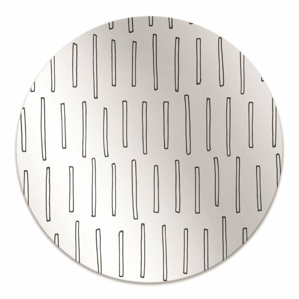 Office chair mat drawn lines