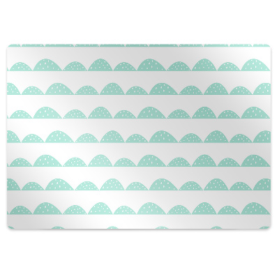 Office chair mat green hills