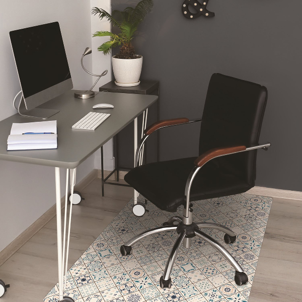Computer chair mat Composition tile