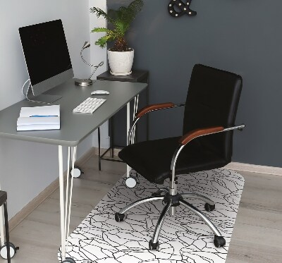 Office chair floor protector sketch top