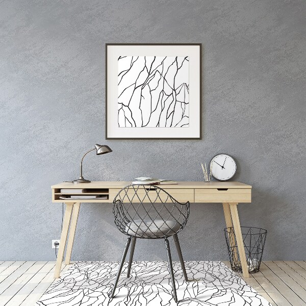 Office chair floor protector sketch top