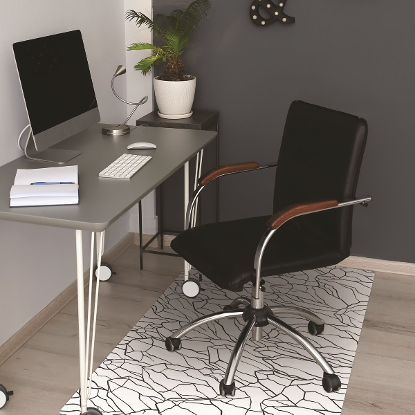 Office chair floor protector sketch top