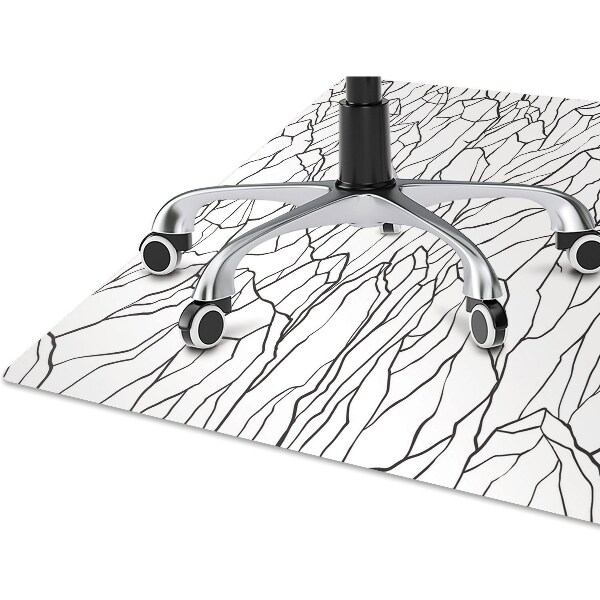 Office chair floor protector sketch top