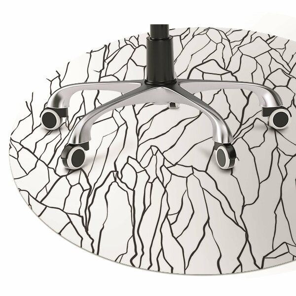 Office chair floor protector sketch top