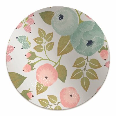 Office chair mat Spring flowers