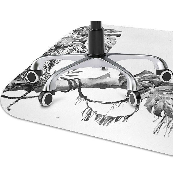 Office chair mat Cheetahs on a branch