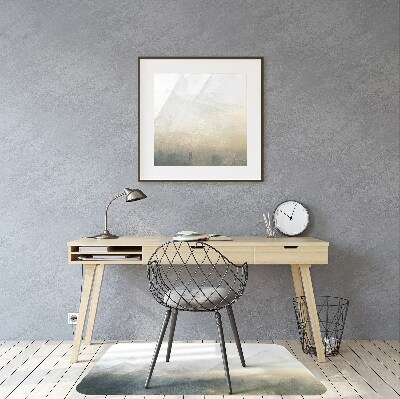 Desk chair mat Fuji Landscape