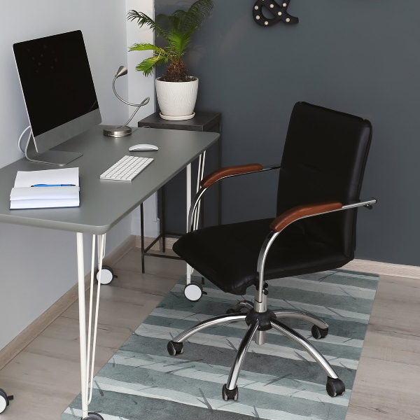 Desk chair mat Stripes pattern 3D