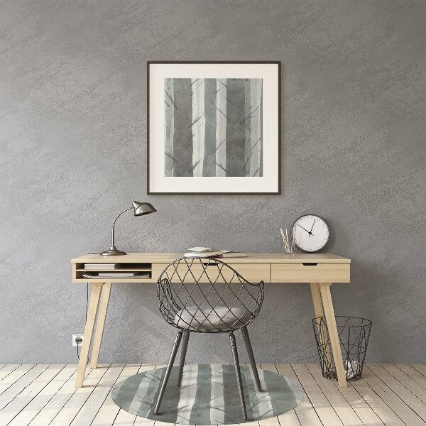 Desk chair mat Stripes pattern 3D