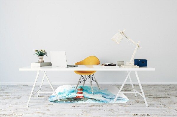 Office chair mat Lighthouse