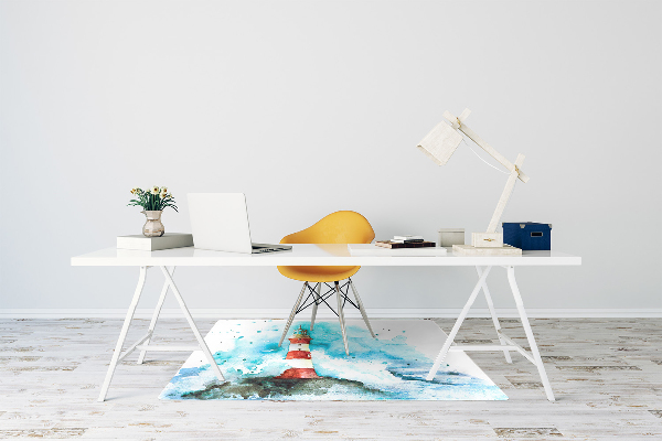 Office chair mat Lighthouse