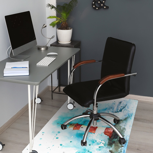 Office chair mat Lighthouse