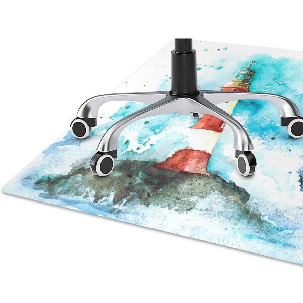 Office chair mat Lighthouse