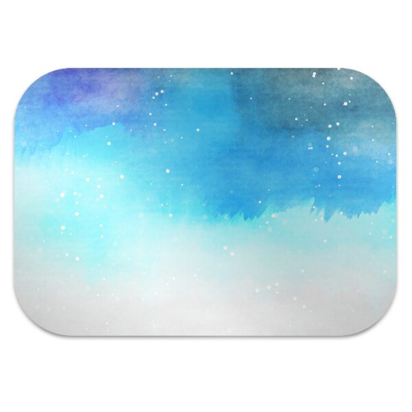 Office chair floor protector painted sky