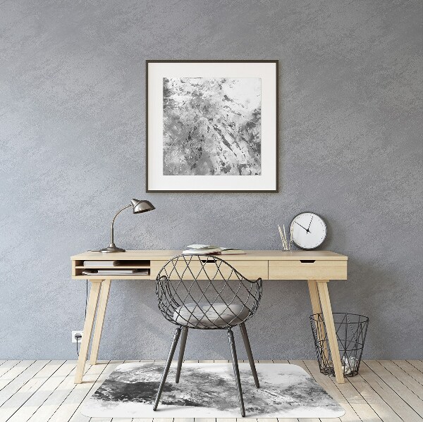 Office chair floor protector mountain landscape